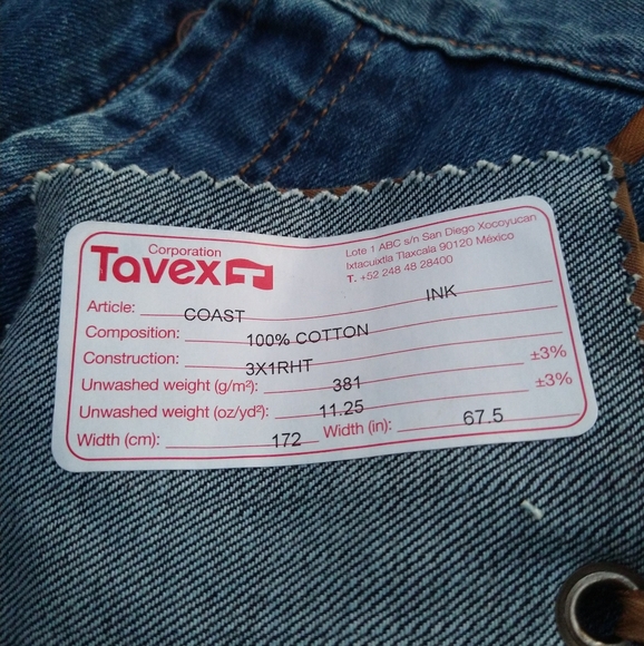 TAVEX Coast - HM29 Jeans 32x32 SAMPLE Mexico - Picture 7 of 12